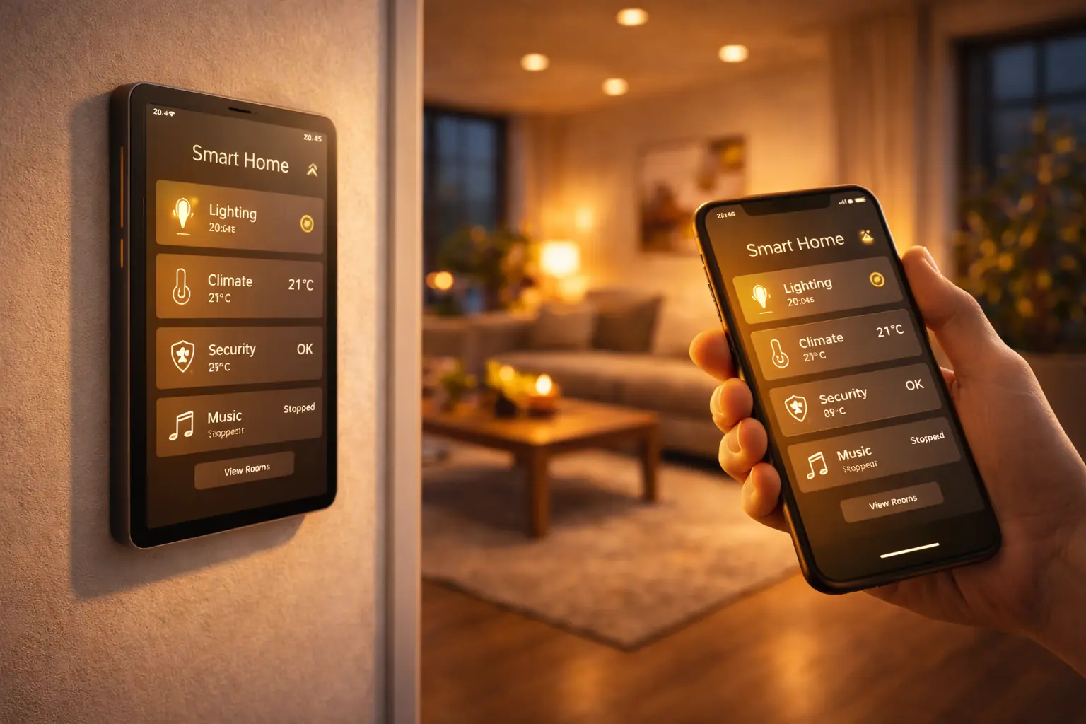 Domotica-systeem met KNX en Zennio voor slimme verlichting, klimaatregeling en beveiliging in Beverwijk